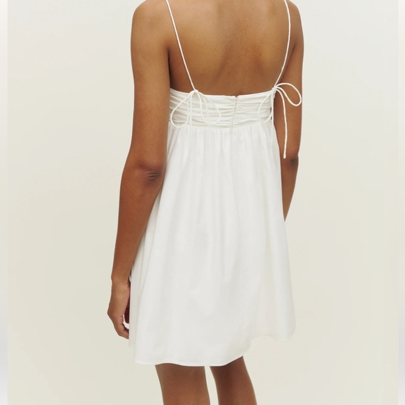 **SOLD** REFORMATION Catarina White Linen Dress - Picture 2 of 5